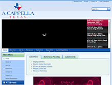 Tablet Screenshot of demo.acappellatexas.org